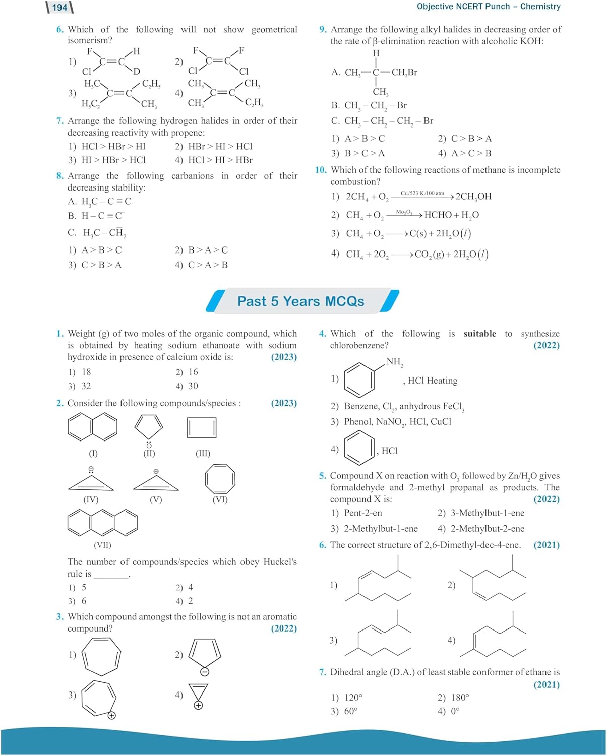 PW Objective NCERT Punch Chemistry Competitive Exams (NEET and CUET) | Includes A&R and Statement Type Questions Edition 2024-2025
