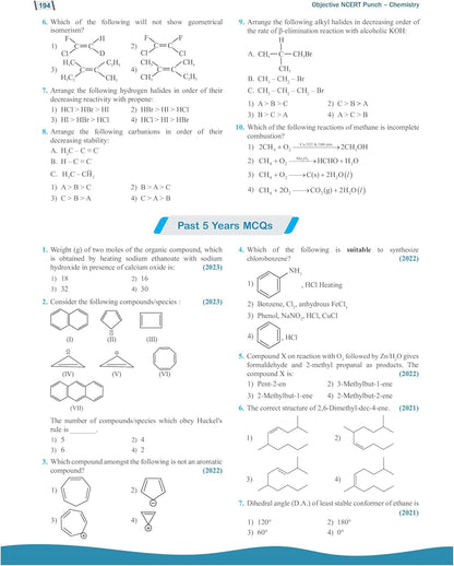 PW Objective NCERT Punch Chemistry Competitive Exams (NEET and CUET) | Includes A&R and Statement Type Questions Edition 2024-2025