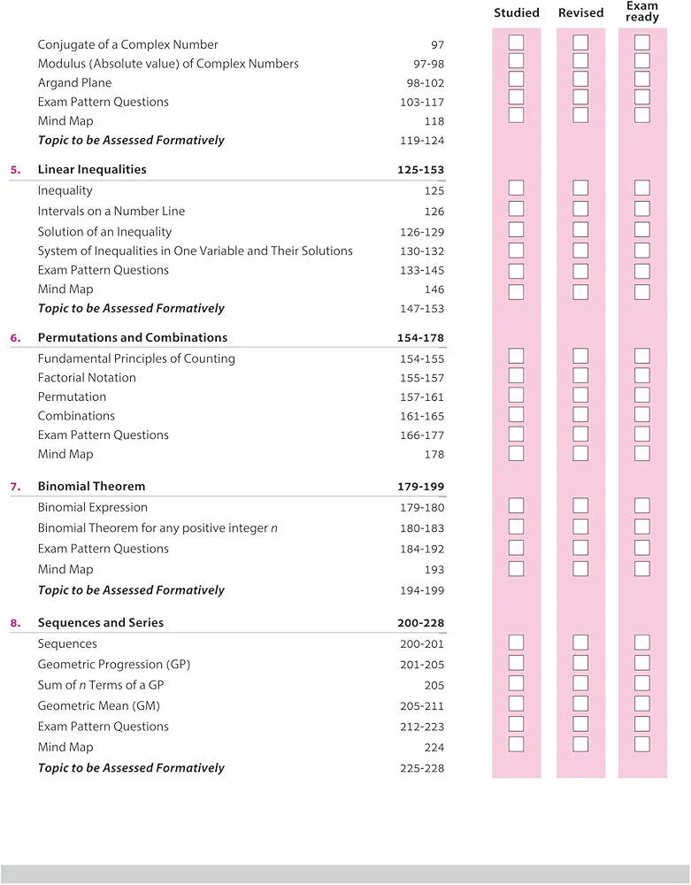 Arihant All in One Mathematics Class 11 for CBSE Exams 2025-26 | Revised Edition as per latest syllabus | Simplified Theory, All Types of Exam Pattern Questions, CBQs, MCQs, A-R, Case Based, Sample Question Papers, Mind Maps, Topic & Chapter Exercises