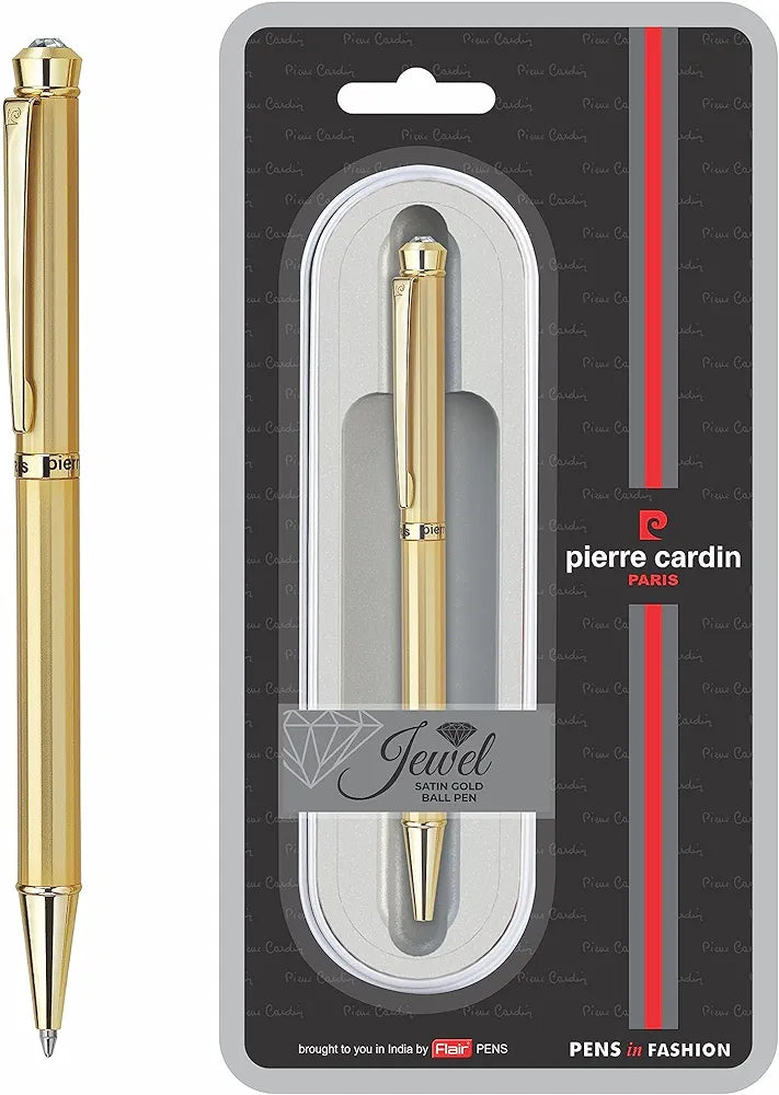 PIERRE CARDIN PARIS SATIN GOLD BALL PEN