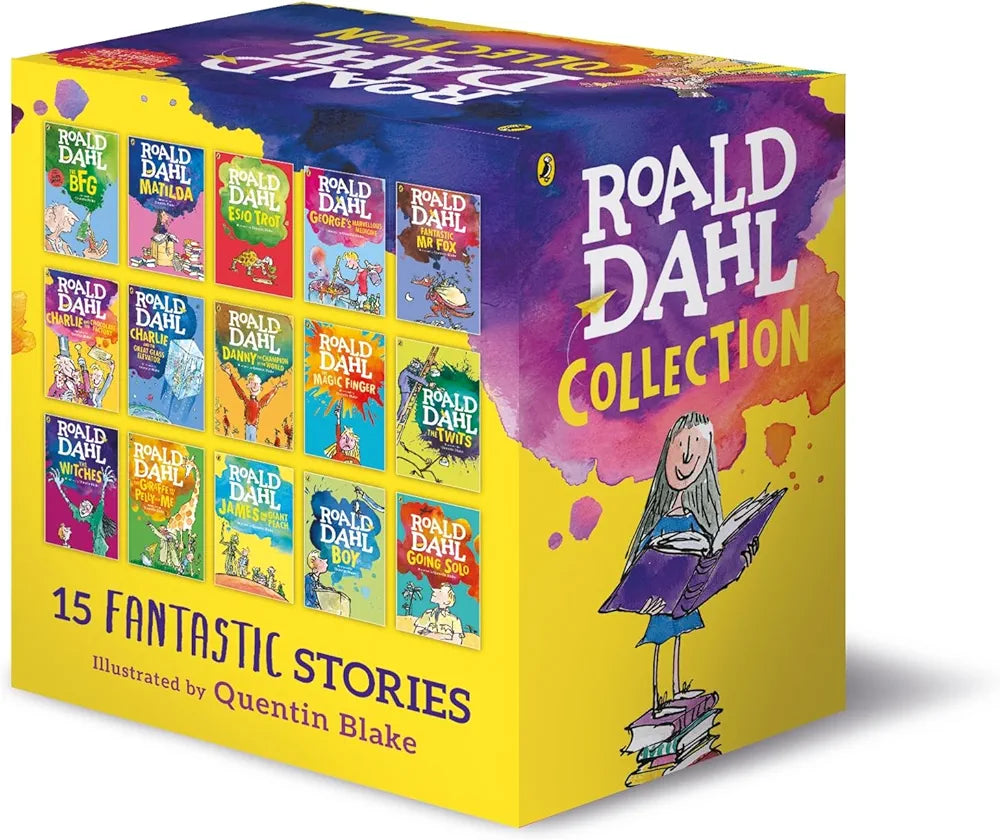 Roald Dahl Phizz Whizzing Slipcase 15 Books Set
