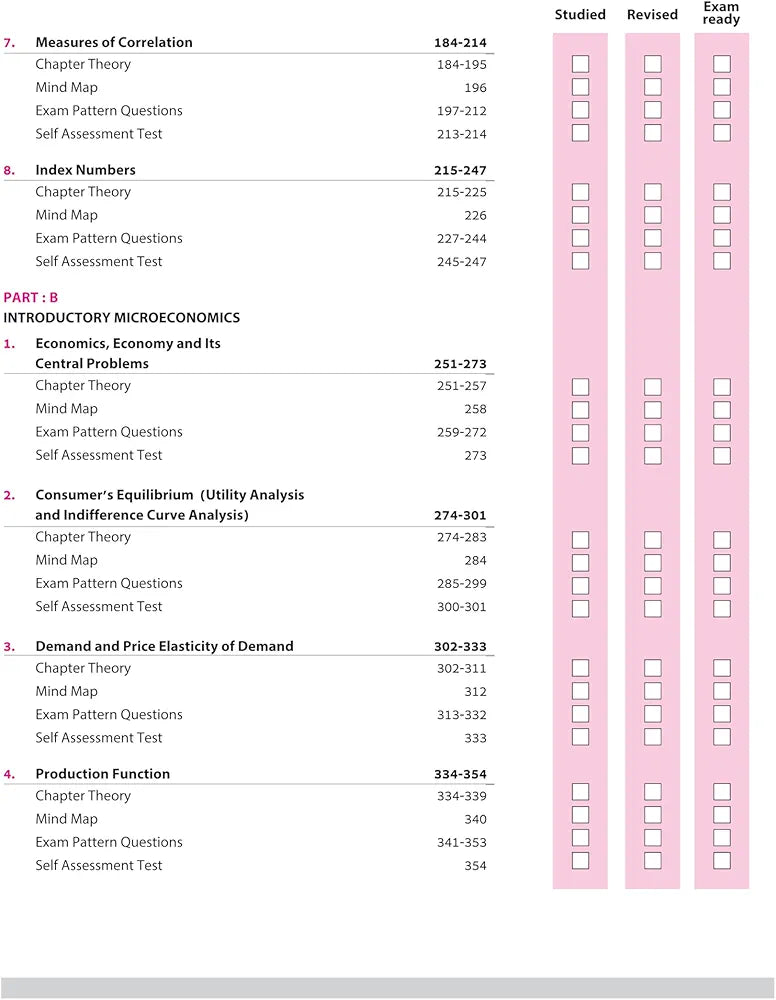 Arihant All in One Economics Class 11 for CBSE Exams 2025-26 | Revised Edition as per latest syllabus | Simplified Theory, Topicwise Illustrations & Practice Questions, All Types of Exam Pattern Questions, CBQs, MCQs, A-R, Case Based, Sample Question Pape