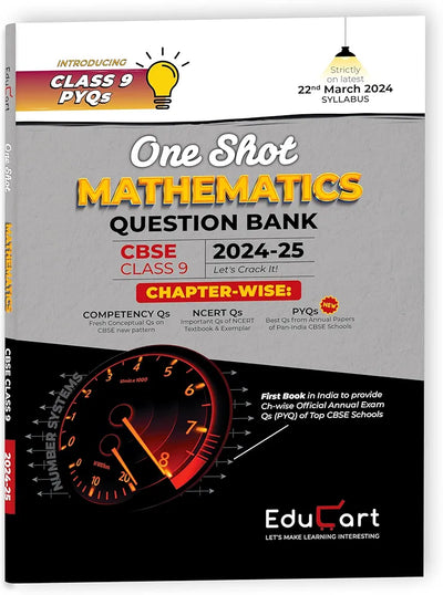ADUCART ONE SHOT MATHEMATICS QUESTION BANK CBSE 2024-25 CLASS 9