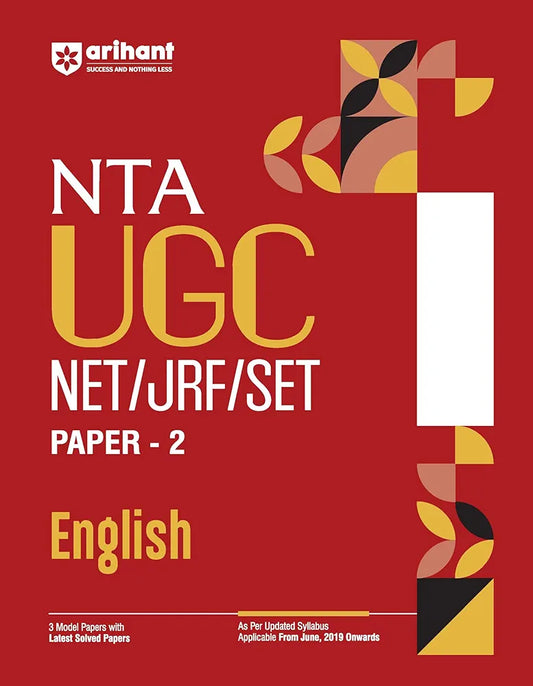 Arihant NTA UGC NET/ JRF/ SET PAPER-2 English | As per updated syllabus | 3 Model Papers with latest solved papers