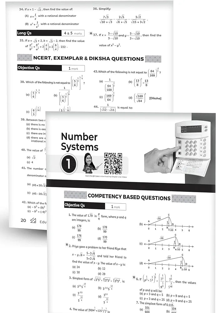 ADUCART ONE SHOT MATHEMATICS QUESTION BANK CBSE 2024-25 CLASS 9