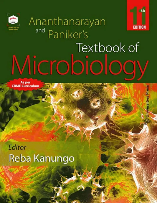 Ananthanarayan and Paniker's Textbook of Microbiology, Eleventh Edition