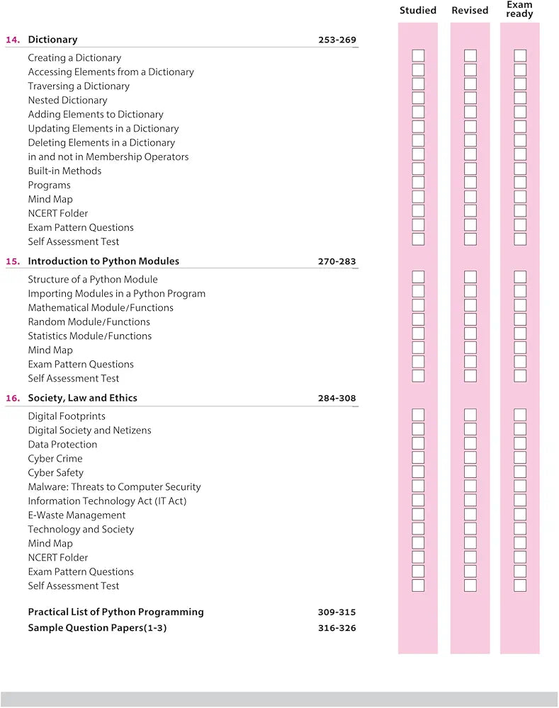 Arihant All in One Computer Science Class 11 for CBSE Exams 2025-26 | Revised Edition as per latest syllabus | Simplified Theory, Topic & Chapter Exercises, All Types of Exam Pattern Questions, CBQs, MCQs, A-R, Case Based, Sample Question Papers, Mind Map