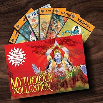 The mythology collection [70 + book set](Indian mythology) (Amar chitra Katha)