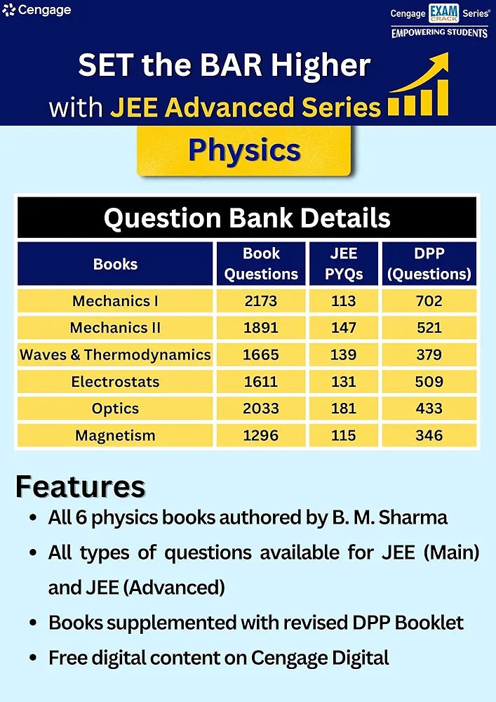 JEE Advanced Mechanics I with Free Online Assessments and Digital Content (Concept videos and Solution videos) 2024
