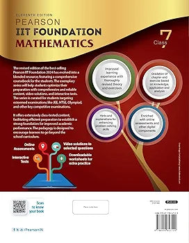 The bestseller Pearson IIT Foundation 2023 series has taken the shape of a blended source by offering Coursebook with Mobile app. This revolutionary series would help students to streamline their preparation with comprehensive reliable content, video sol