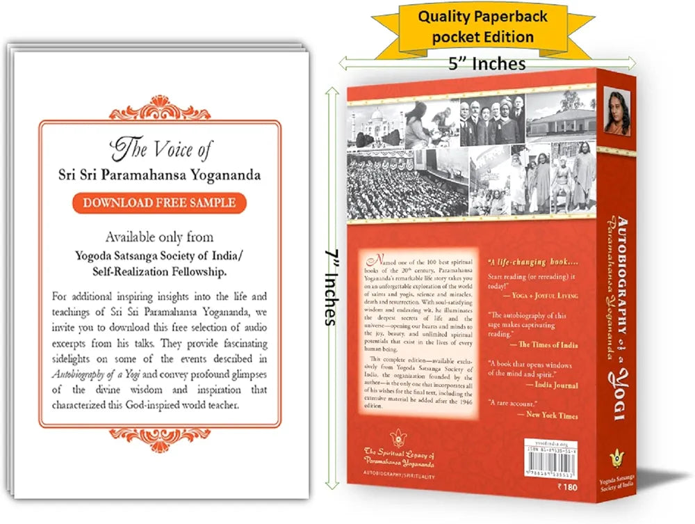 Paramahansa Yogananda
 
Autobiography of a Yogi (Complete Original Edition)(GRADE:A)