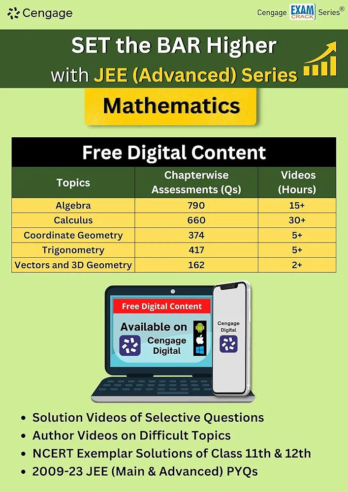 JEE (Advanced) Algebra with Free Online Assessments and Digital Content 2023