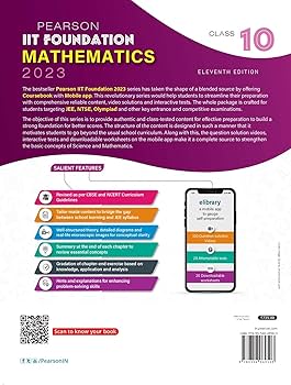 PEARSON IIT FOUNDATION MATHEMATICS 2023 CLASS 10