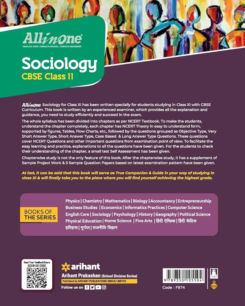 ARIHANT ALLINONE SOCIOLOGY CBSE CLASS 11