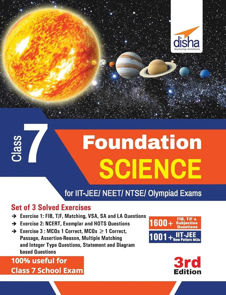Foundation Science for IIT-JEE/NEET/NTSE/Olympiad Class 7 [Oct 12, 2017] Disha Experts