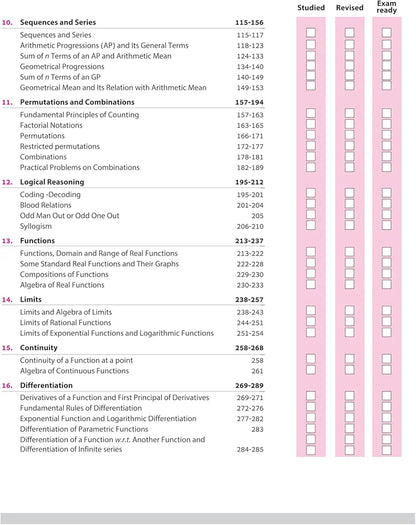Arihant All in One Applied Mathematics Class 11 for CBSE Exams 2025-26 | Revised Edition as per latest syllabus | Simplified Theory, All Types of Exam Pattern Questions, CBQs, MCQs, A-R, Case Based, Sample Question Papers, Log Table