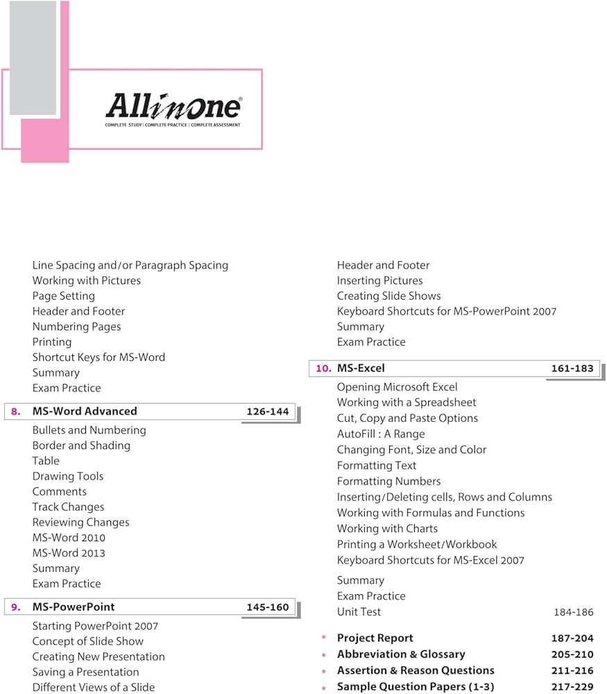 All In One Computer Application Class 9th Based On Latest NCERT For CBSE Exams 2025 | Mind map | All type of Questions, MCQs, Extract Based, VSA, SA & LA