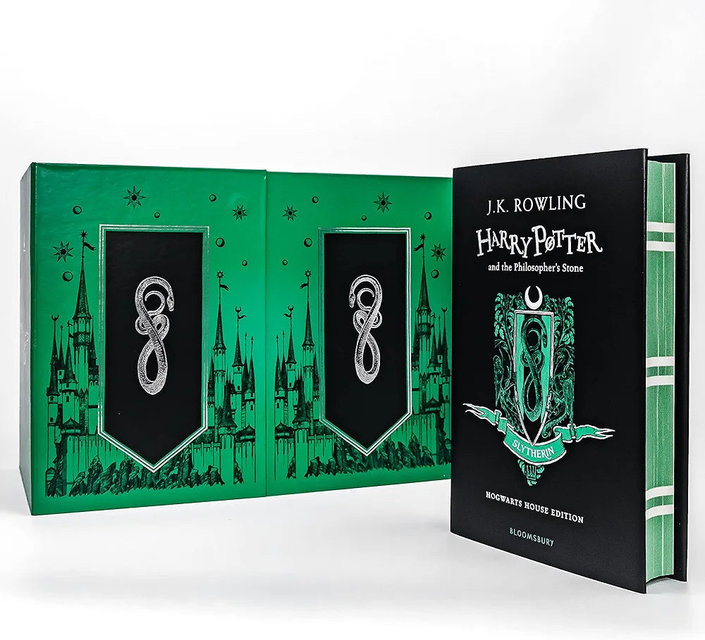 J.K. Rowling
 HARRY POTTER SLYTHERIN HOUSE BOX SET ( Hard cover)