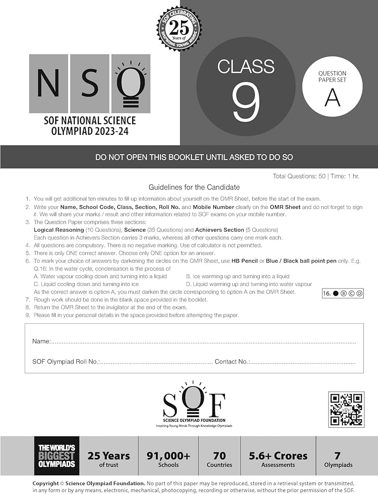 MTG Foundation Course Class 9 Biology Book For IIT JEE, NEET, NSO Olympiad, NTSE, NVS, KVPY & Boards Exam | Based on NCERT Latest Pattern 2024-25