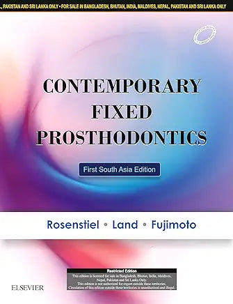 Contemporary Fixed Prosthodontics: First South Asia Edition by Rosenstiel,Land,Fujimoto