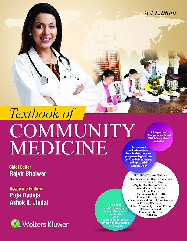 Textbook of Community Medicine, 3rd edition by Rajvir Bhalwar