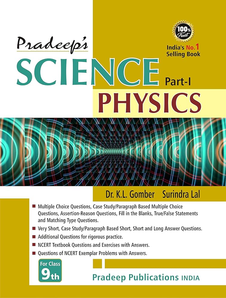 PRADEEP SCIENCE PART 1 PHYSICS CLASS 9