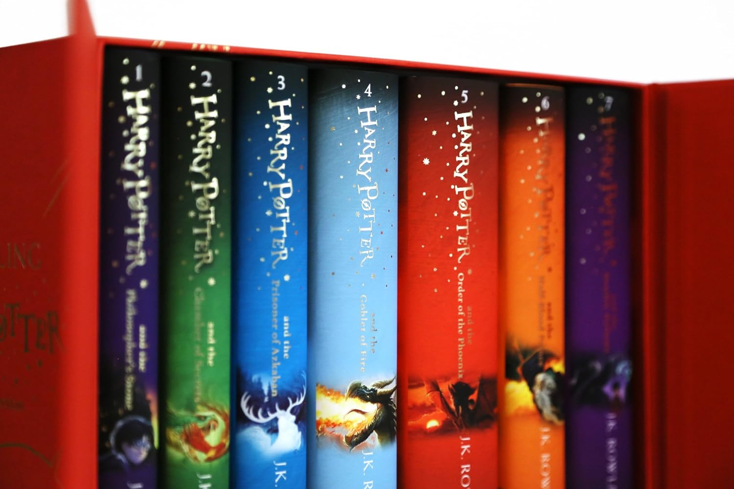 Harry Potter Hardcover Box Set by J.K. Rowling (Hard back) (Grade - A)