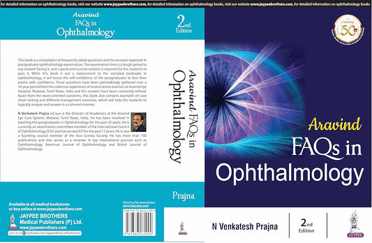 Aravind's FAQs in Ophthalmology by N Venkatesh Prajna 2nd edition