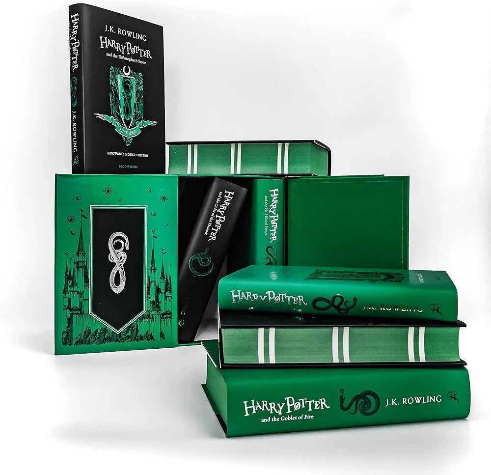 J.K. Rowling
 HARRY POTTER SLYTHERIN HOUSE BOX SET ( Hard cover)