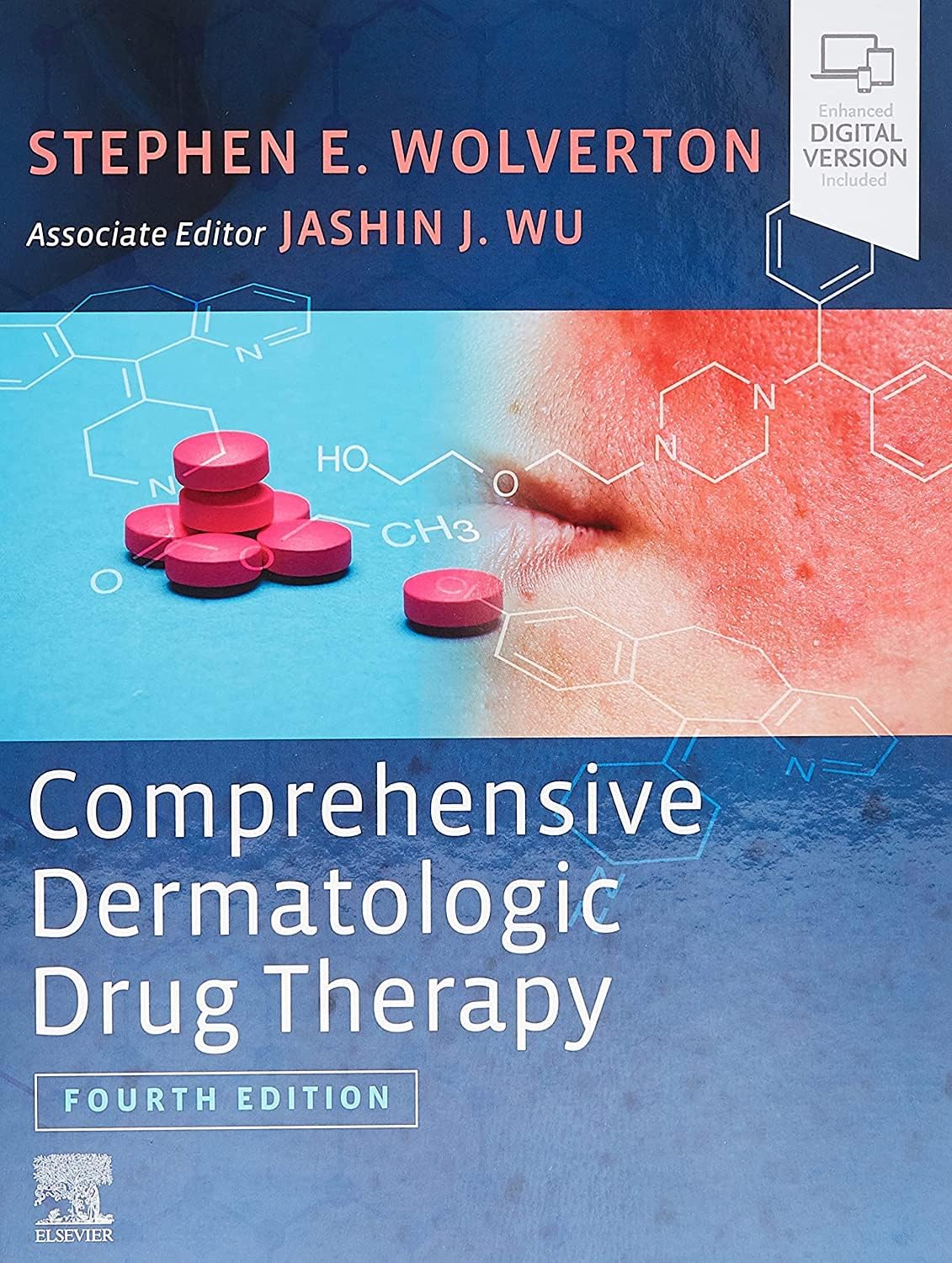 Comprehensive Dermatologic Drug Therapy by Stephen E.Wolverton 4th edition hardcover