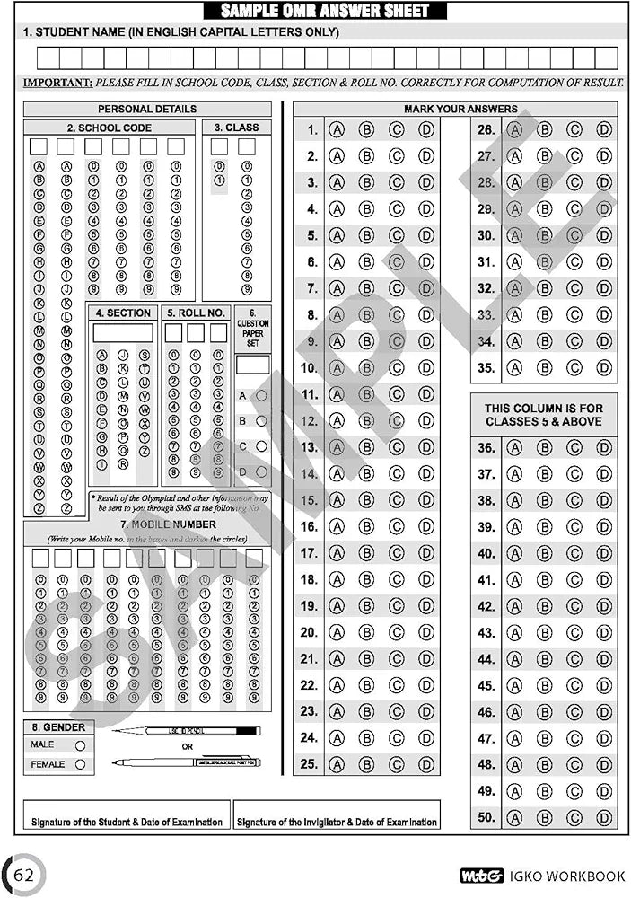 MTG International General Knowledge Olympiad (IGKO) Workbook for Class 10 - MCQs & Achievers Section - SOF IGKO Olympiad Preparation Books For 2023-2024 Exam