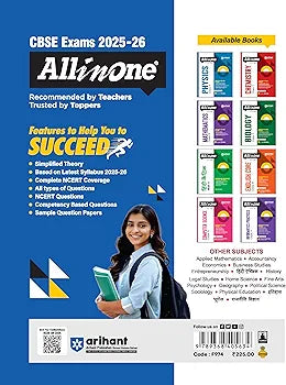 Arihant All in One Sociology Class 11 for CBSE Exams 2025-26 | Revised Edition as per latest syllabus | Simplified Theory, All Types of Exam Pattern Questions, CBQs, MCQs, A-R, Case Based, Sample Question Papers, & Project Work