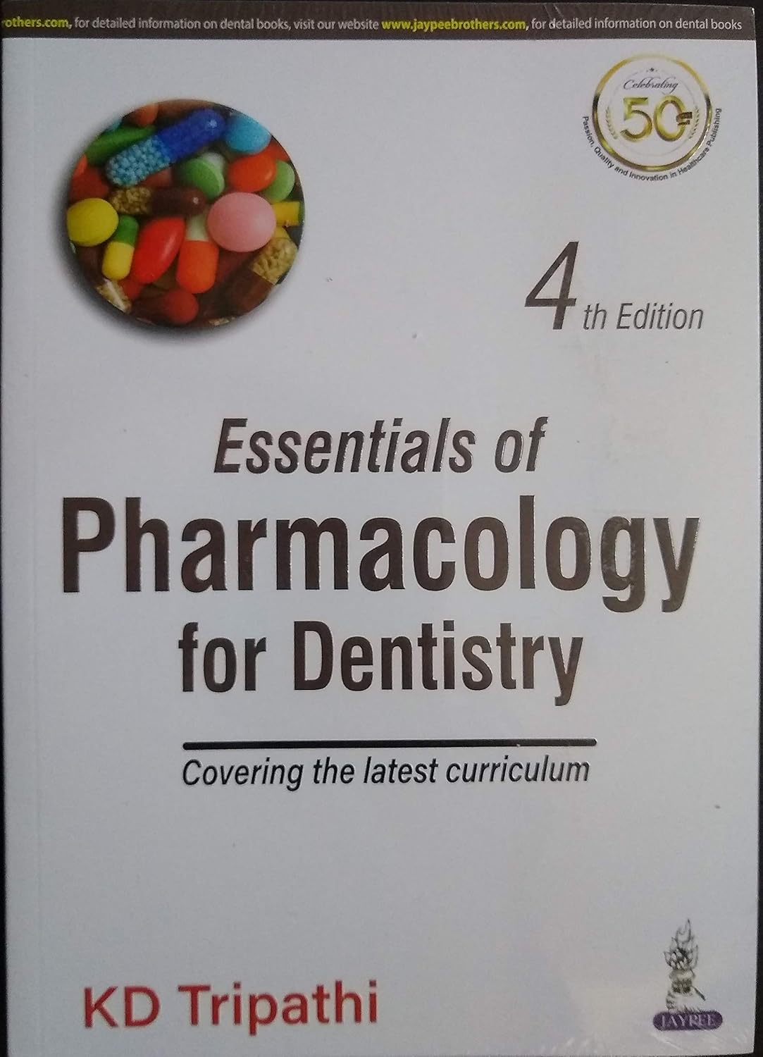 Essentials of Pharmacology for Dentistry By KD Tripathi 4th edition