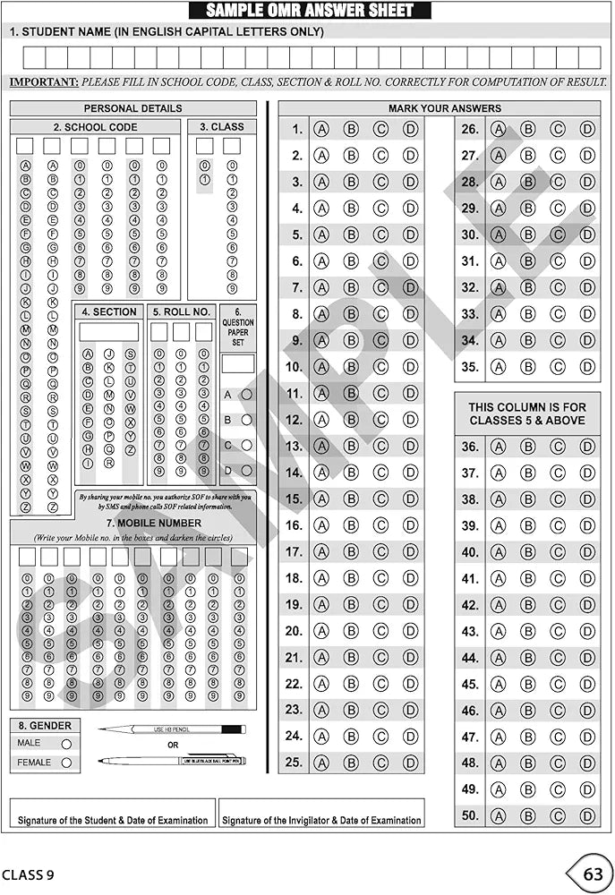 MTG International General Knowledge Olympiad (IGKO) Workbook for Class 9 - MCQs & Achievers Section - SOF IGKO Olympiad Preparation Books For 2024-2025 Exam
