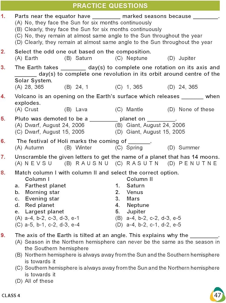 MTG National Science Olympiad (NSO) Workbook for Class 4 - Quick Recap, MCQs, Previous Years Solved Paper and Achievers Section - SOF Olympiad Preparation Books For 2023-2024 Exam ANIL AHLAWAT