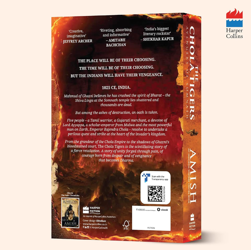 The Chola Tigers: Avengers of Somnath - A Historical Fiction by Amish | Bestselling Author of The Immortals of Meluha | Indian History Adventure