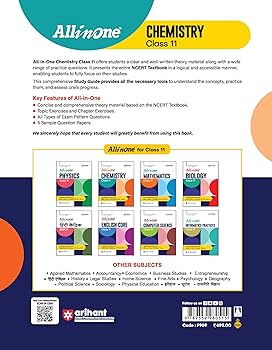 All In One CHEMISTRY Class 11 Based On Latest NCERT For CBSE Exams 2025 | Mind map in each chapter | Clear & Concise Theory | Intext & Chapter Exercises | Sample Question Papers