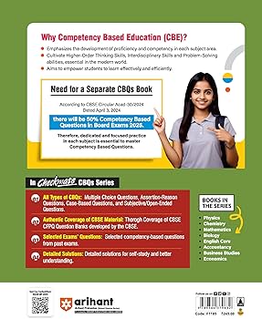 Arihant Competency Based Question Book | Chemistry Class 12th | Checkmate Series | With Assertion Reason | Correct | Incorrect Statement | Case Based | Solve Based | Subjective For Board Exams 2025 | All types CBQs PYQs With Detailed Solution