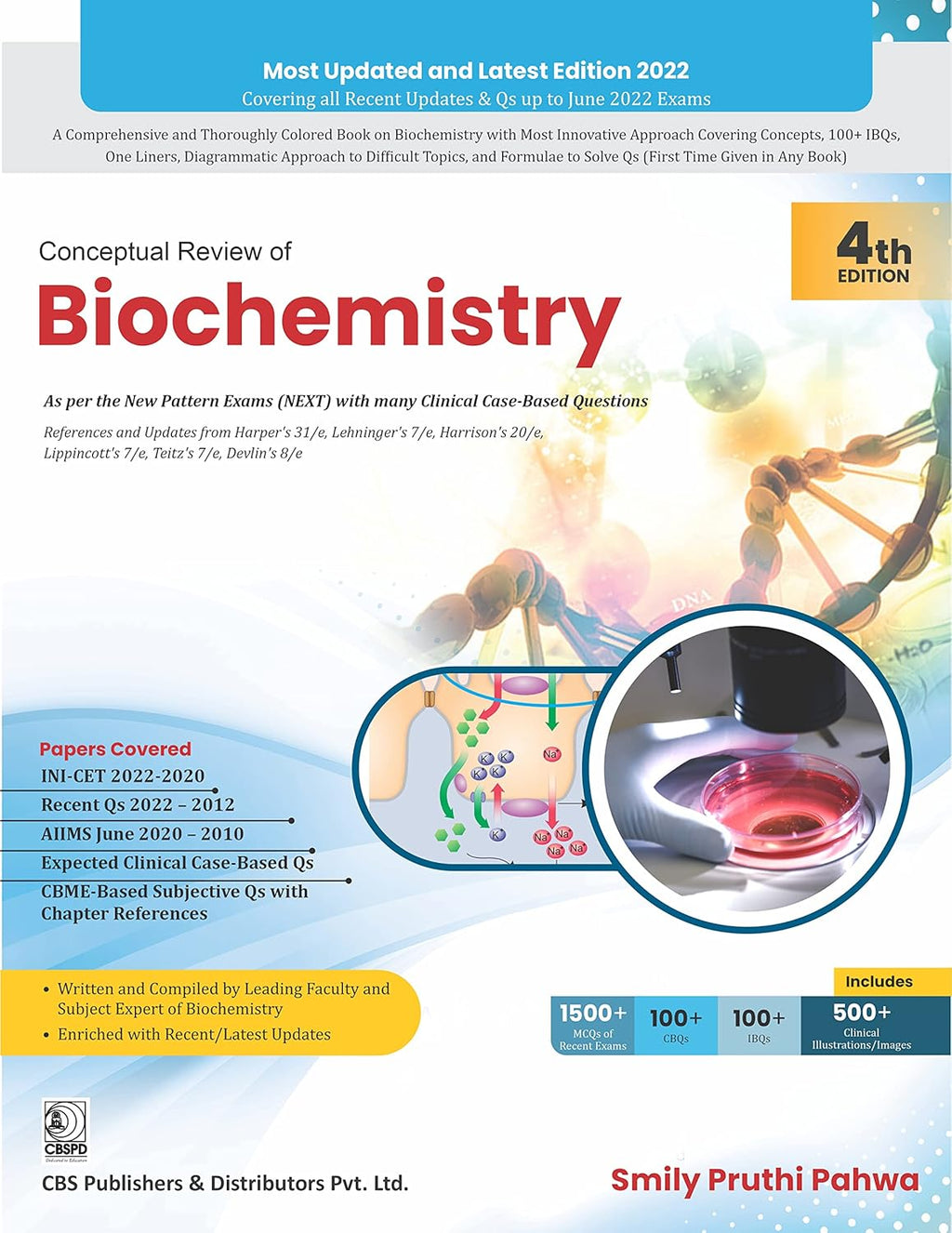 CONCEPTUAL REVIEW OF BIOCHEMISTRY 4th edition        Dr. Smily Pruthi Pahwa