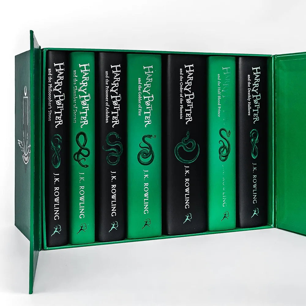 J.K. Rowling
 HARRY POTTER SLYTHERIN HOUSE BOX SET ( Hard cover)