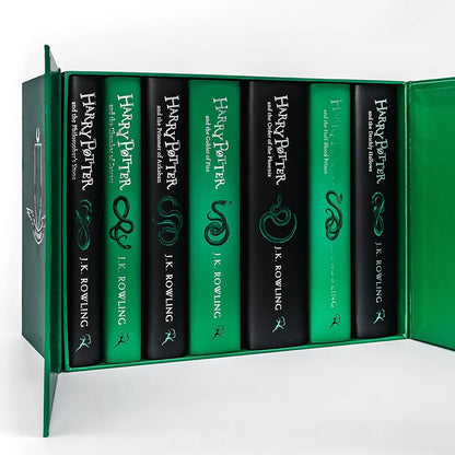 J.K. Rowling
 HARRY POTTER SLYTHERIN HOUSE BOX SET ( Hard cover)