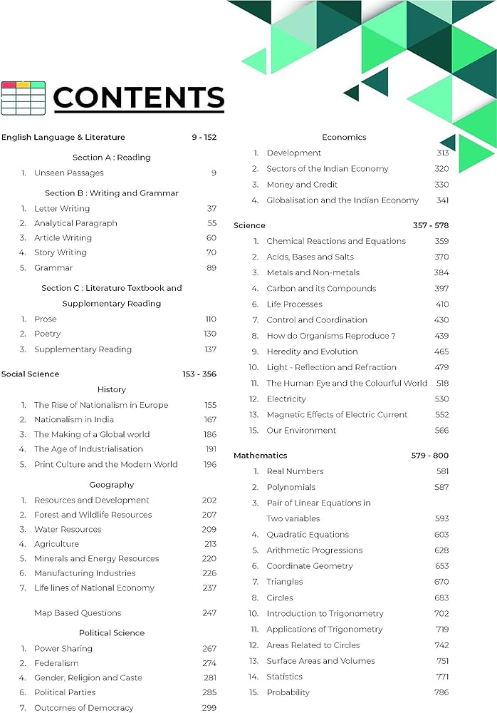 Oswal - Gurukul Chapterwise Last Years Solved Papers for CBSE Class 10 Exam 2024 - Solved Board Questions (Maths Standard, English, Science & Social Science), Latest Syllabus, Toppers Answers