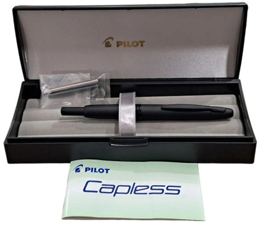 Pilot Premium Fountain Pen Capless Matt Black