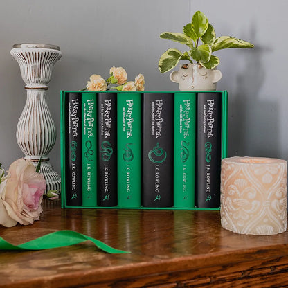 J.K. Rowling
 HARRY POTTER SLYTHERIN HOUSE BOX SET ( Hard cover)