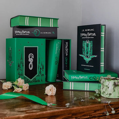 J.K. Rowling
 HARRY POTTER SLYTHERIN HOUSE BOX SET ( Hard cover)