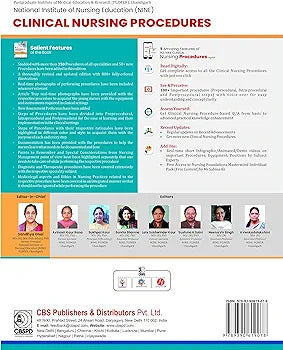 CLINICAL NURSING PROCEDURES  PGIMER NATIONAL INSTITUTE OF NURSING EDUCATION by Sandhya Ghai 3rd edition