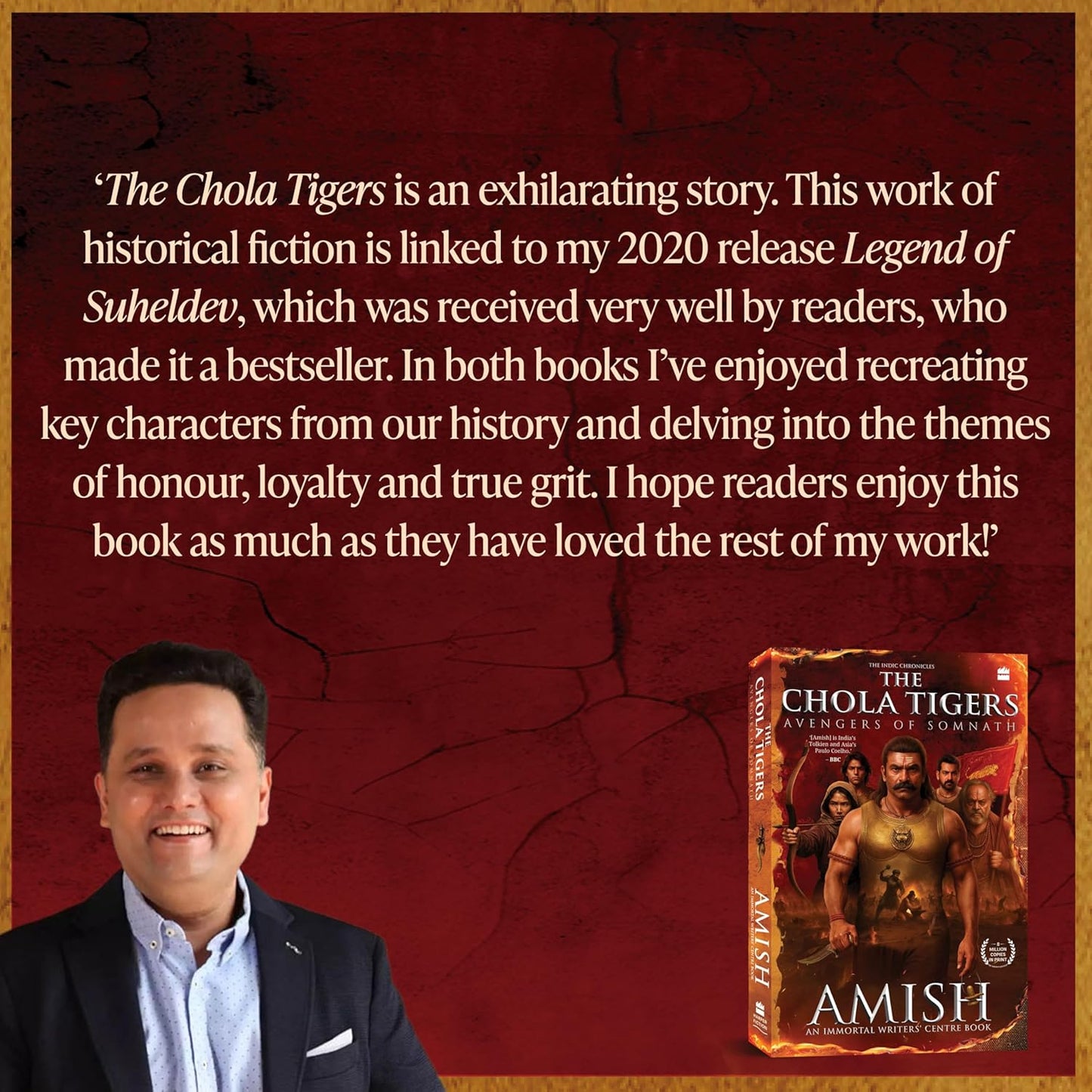 The Chola Tigers: Avengers of Somnath - A Historical Fiction by Amish | Bestselling Author of The Immortals of Meluha | Indian History Adventure