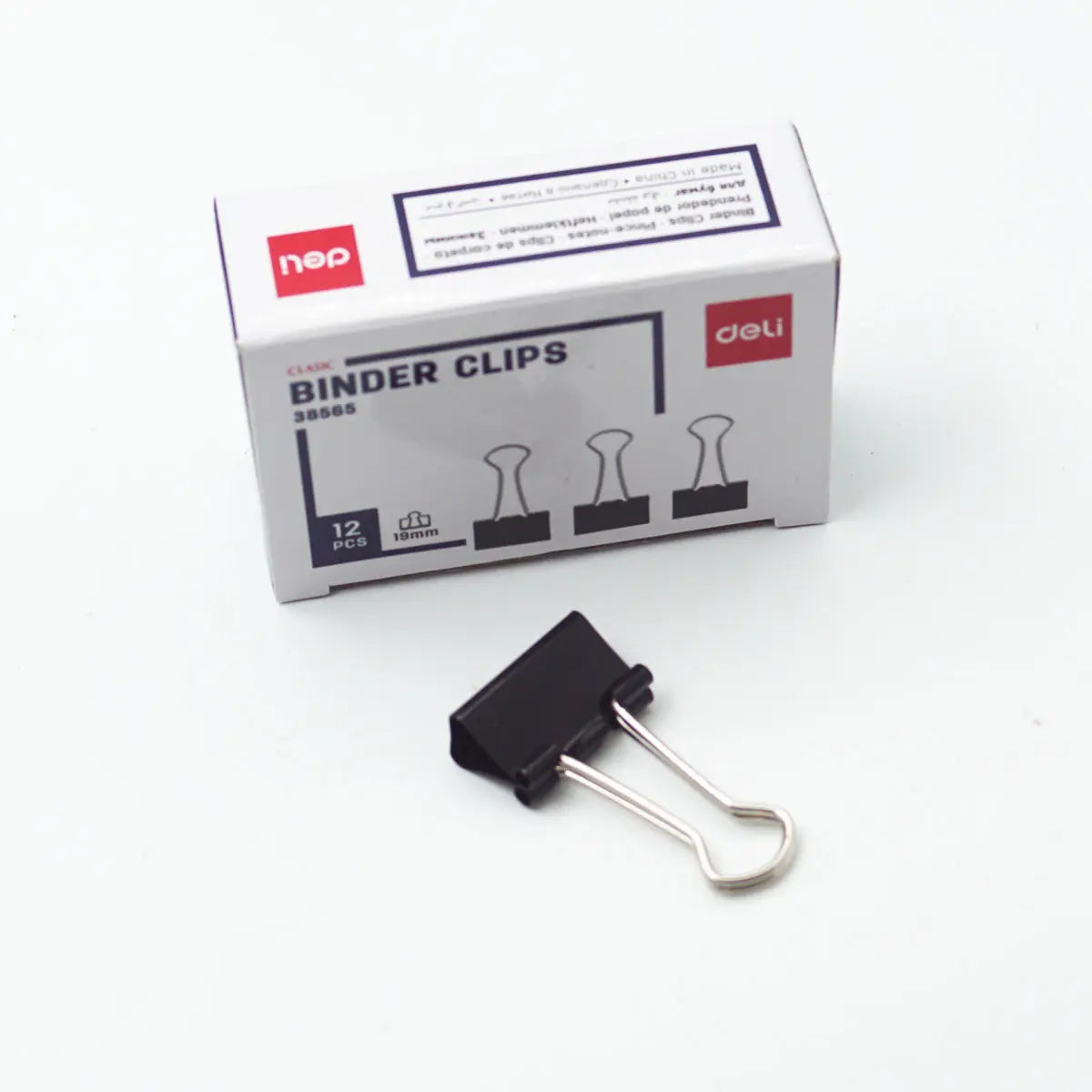 Deli binder clips Pics 19mm