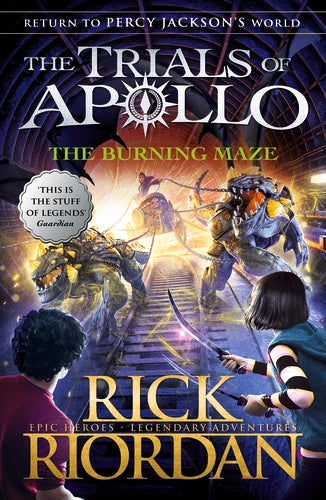 The Trials of Apollo (The Burning Maze) (Rick Riordan) [paperback]