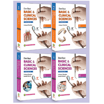 Dentest Basic & Clinical Sciences   (4 Vols) by S Gowri Shankar 8th edition